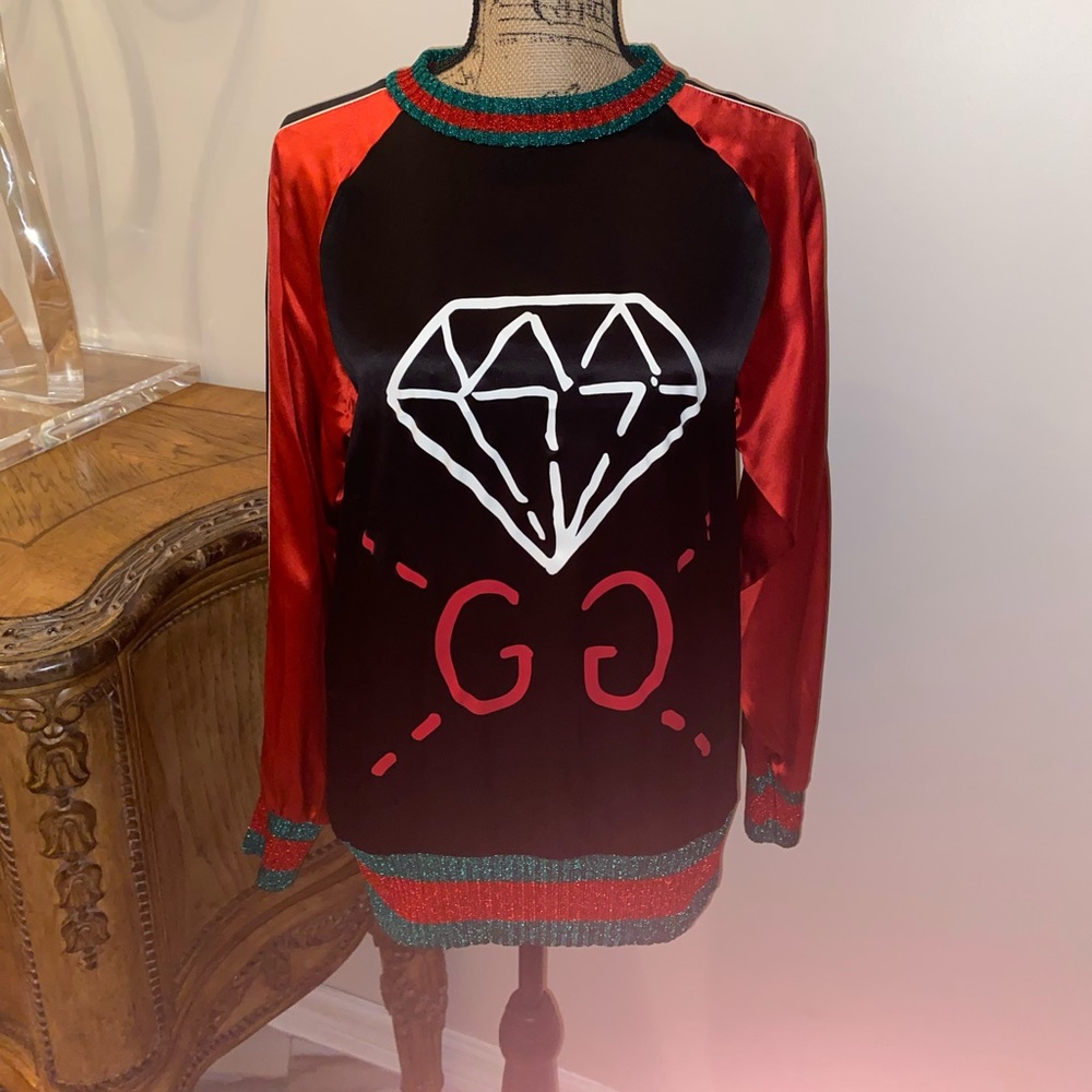 Gucci Ghost Silk Sweatshirt